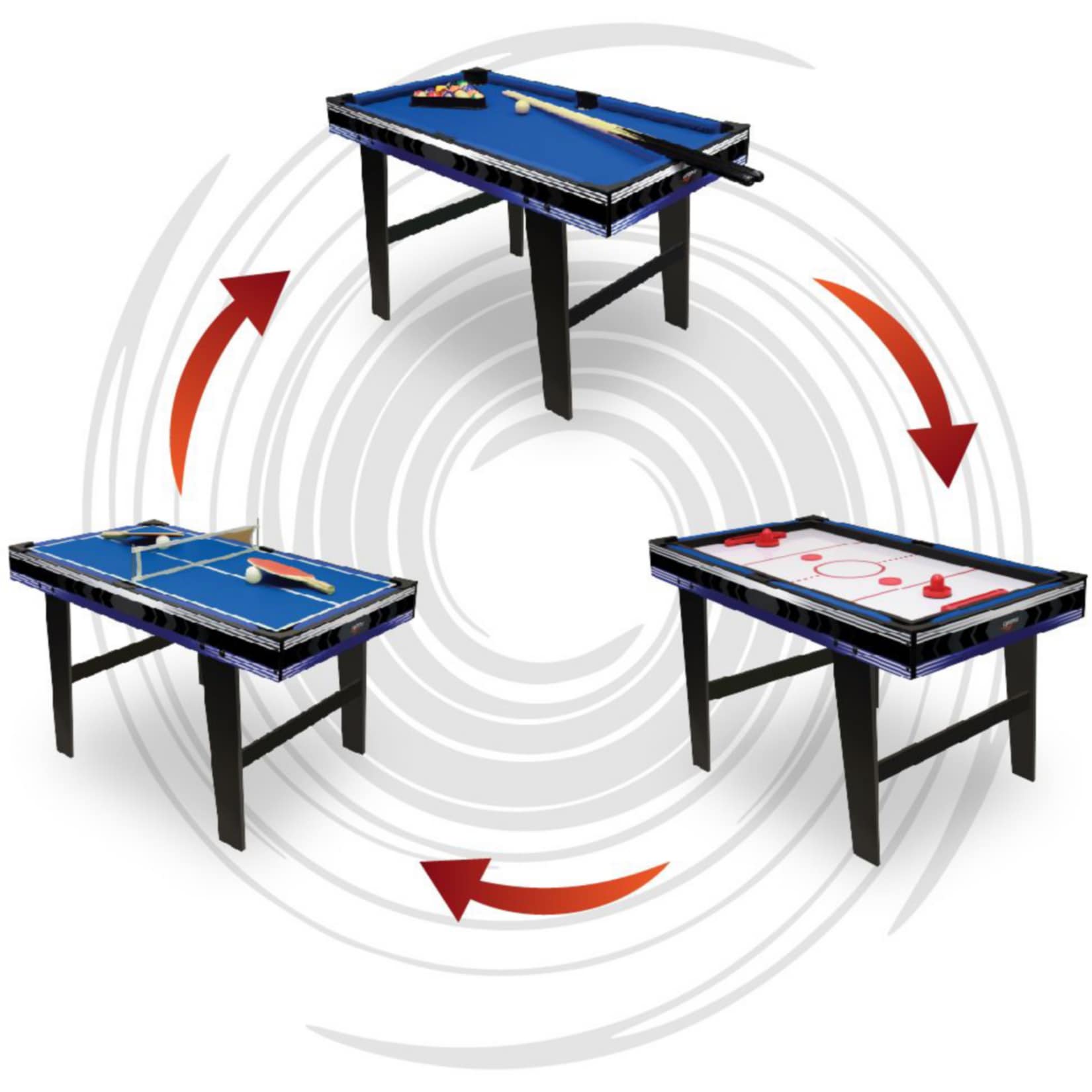 CARROMCO MULTIFUNKTIONSTISCH GALAXY XL, 3in1 