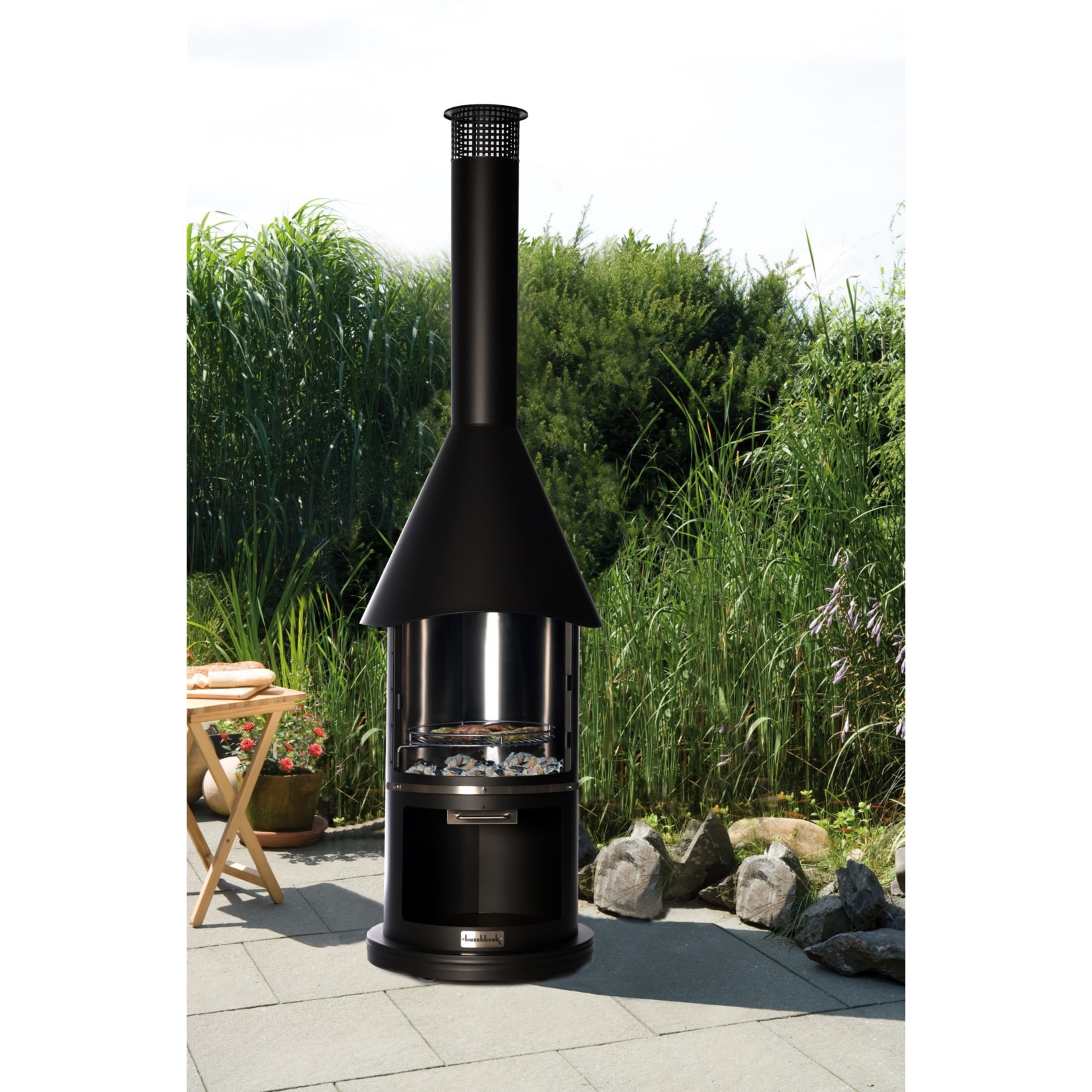 Buschbeck Auckland Edelstahlgrill, schwarz 