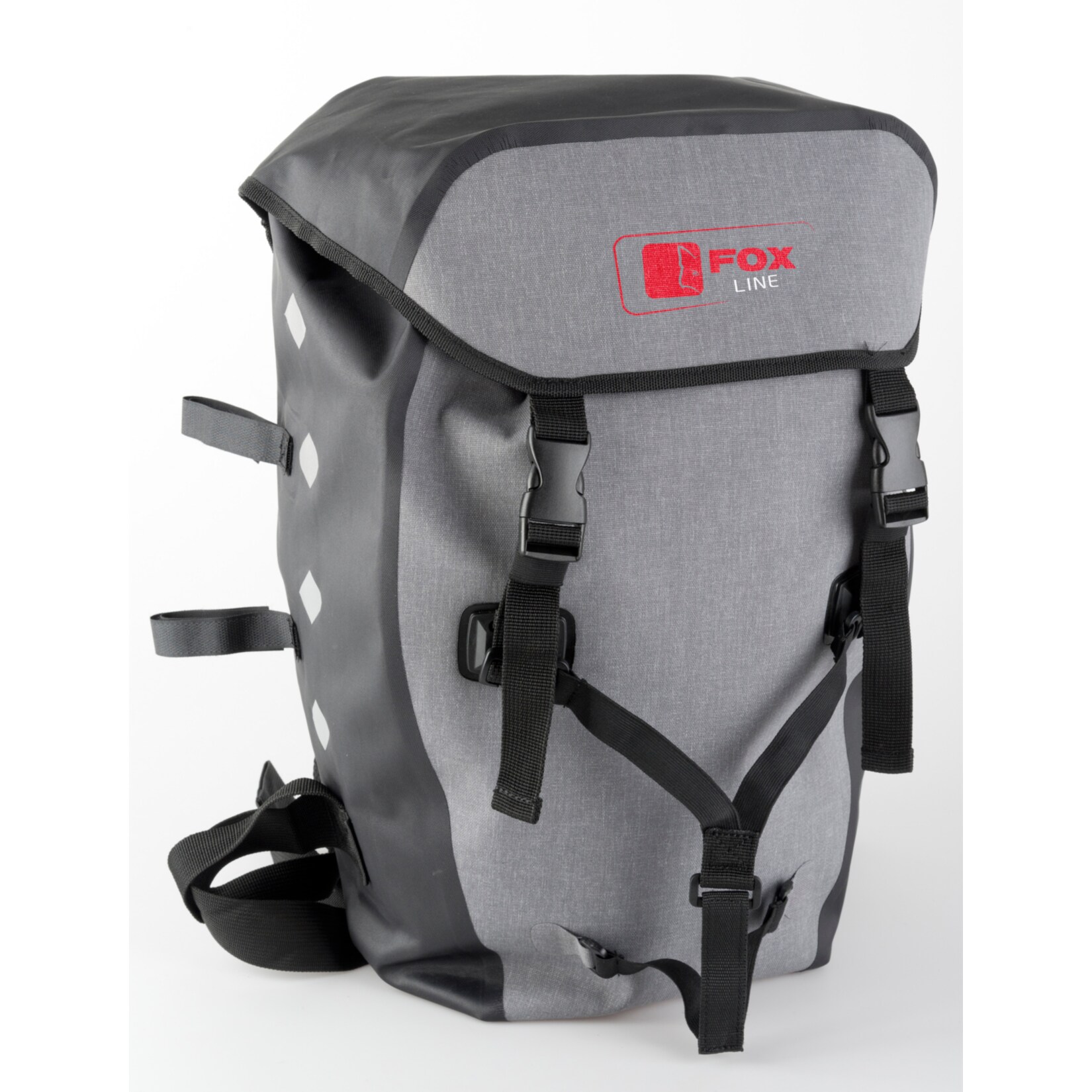 Fox Line Rucksack wasserdicht schwarz/grau 