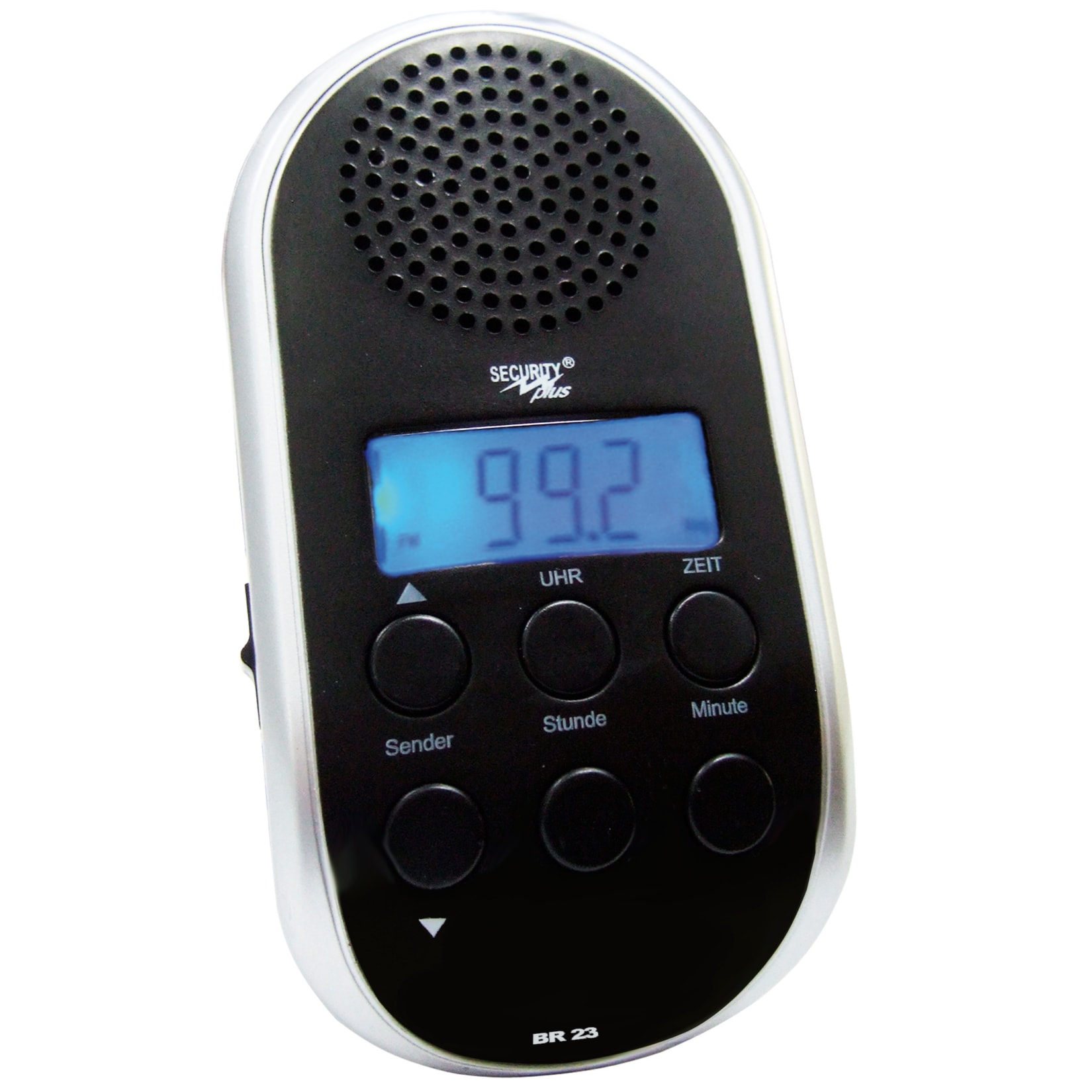 Fahrrad-Radio BR 23 mit LED Lampe - schwarz 