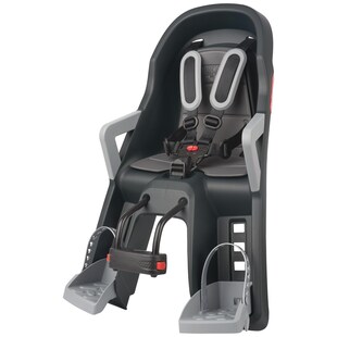 Kindersitz GUPPY (Mini), dunkelgrau/grau zur Befestigung am Steuerrohr 