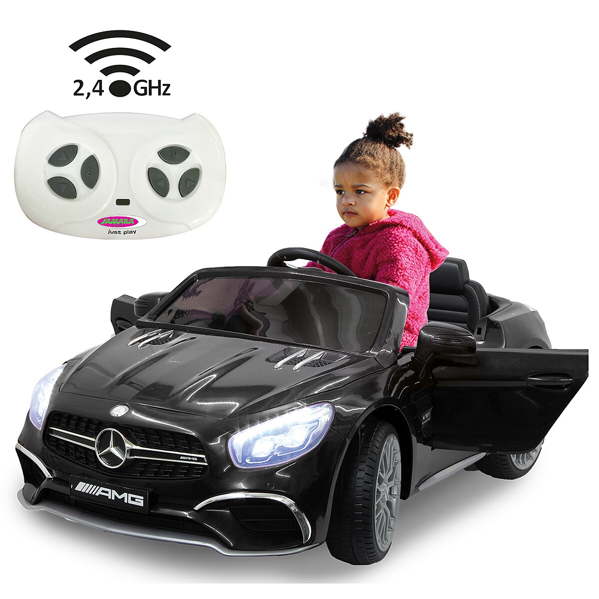 Jamara Ride-on Mercedes-Benz SL 65 AMG 2,4 GHz 12Vschwarz 