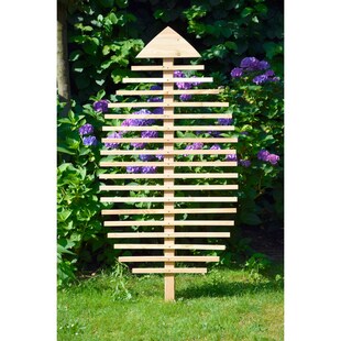 Dobar 58211e Große Rankhilfe in Blattform "fagus" 