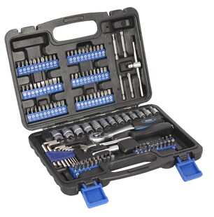 Atrox Bit- und Steckschlüsselsatz, 132-tlg. AY0416 