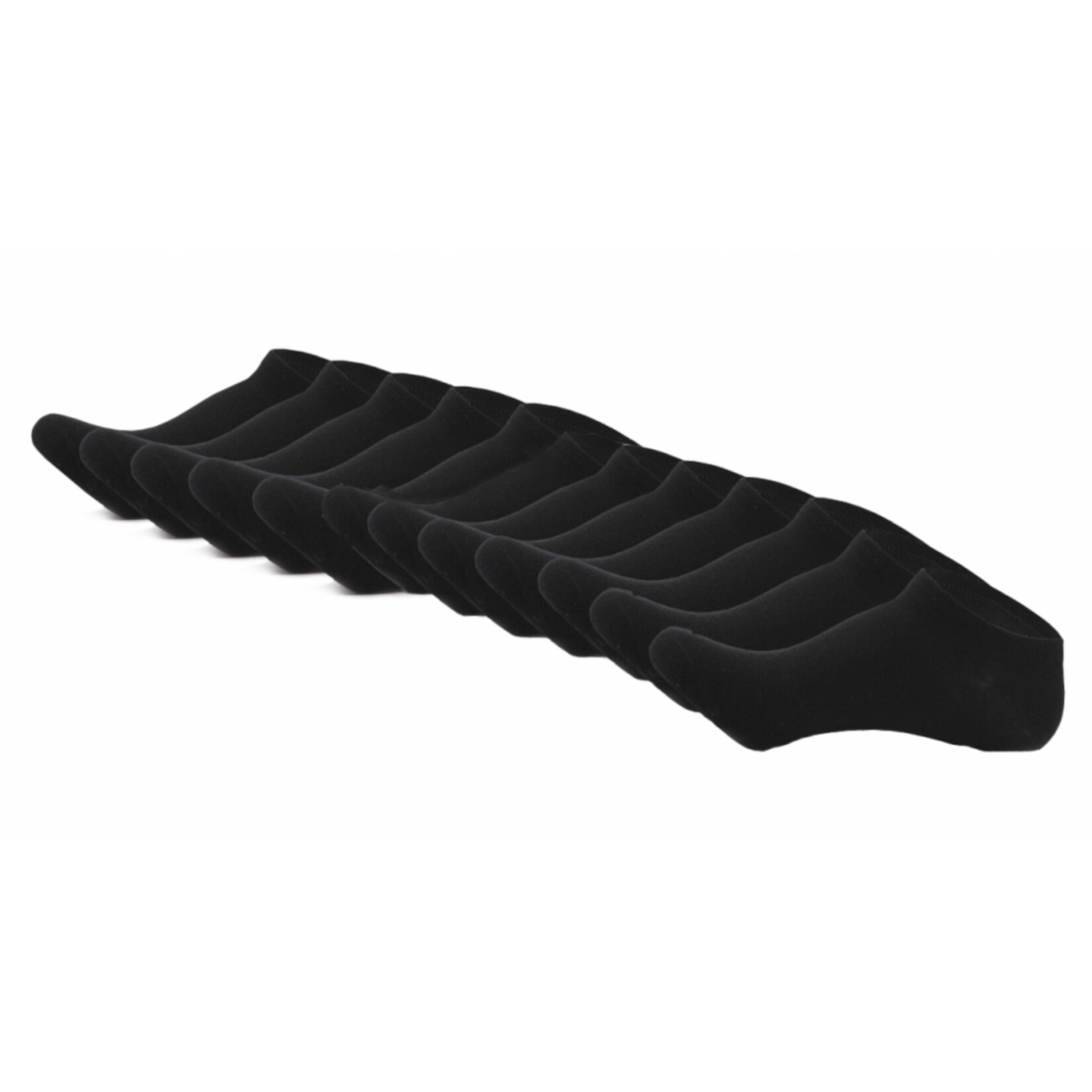 Garcia Pescara 6 Paar Sneaker Socken in schwarz aus Baumwolle F&uuml;&szlig;linge, Gr&ouml;&szlig;e 40-46, schwarz 