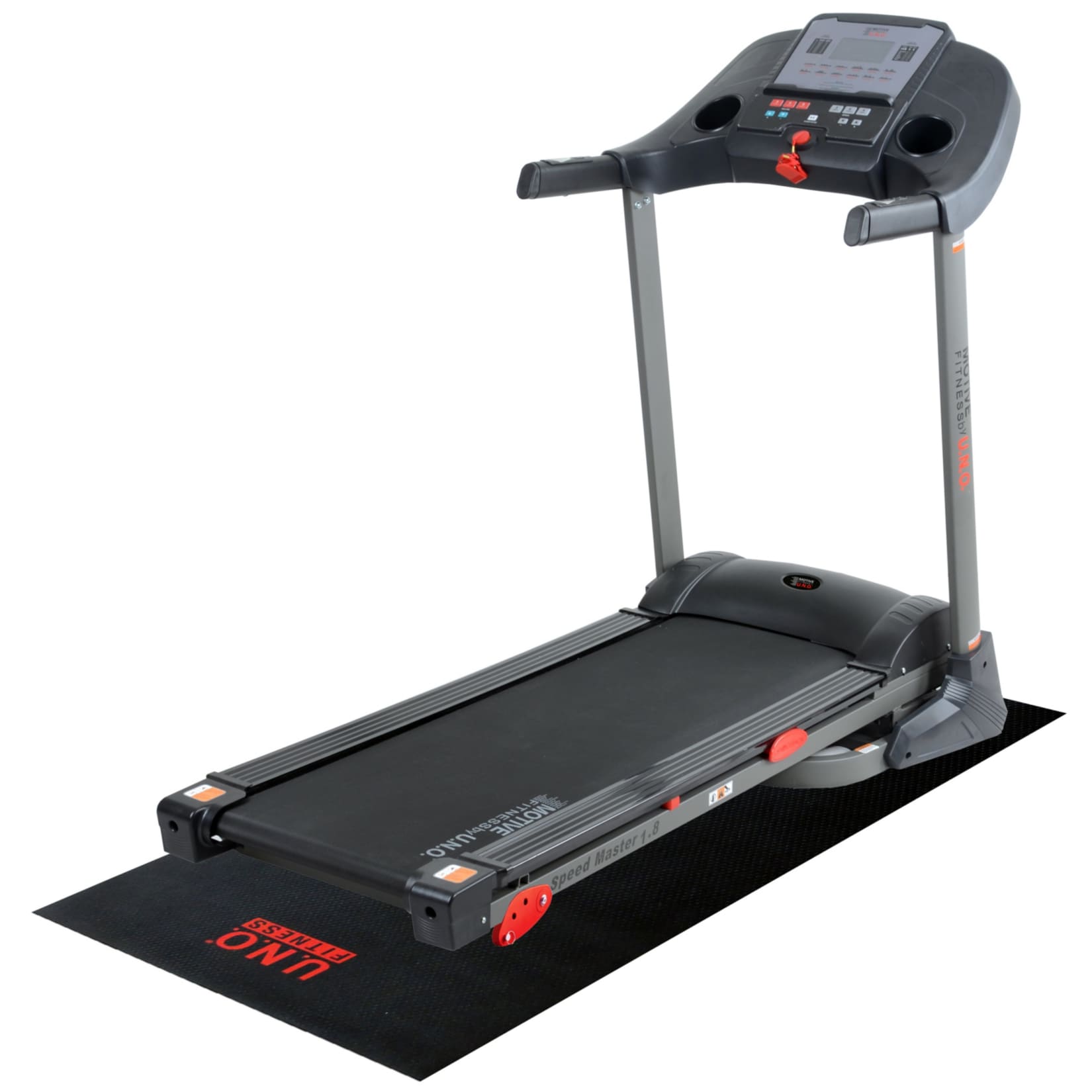 Motive Fitness by U.N.O. Laufband Speed Master 1.8M inkl. Schutzmatte 