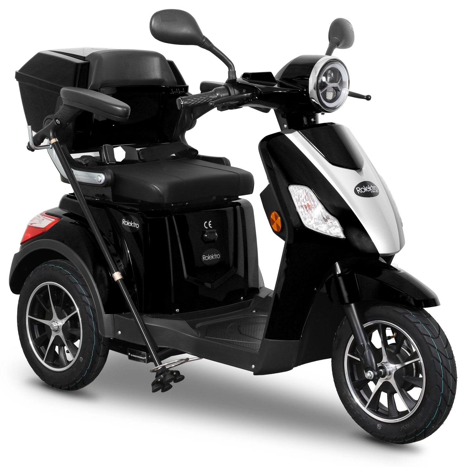 Rolektro E-Trike 25, V.2 in Schwarz 