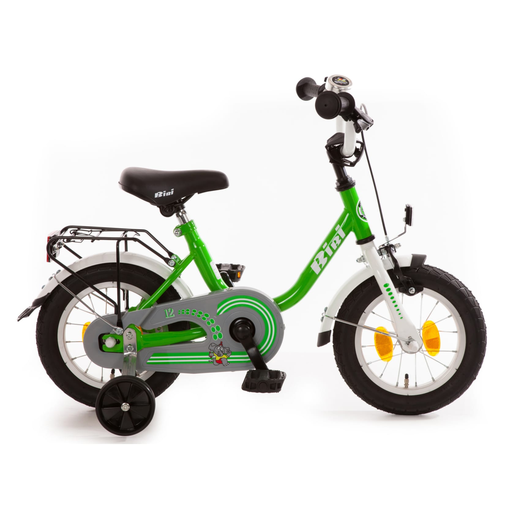 Bachtenkirch Kinderfahrrad "BiBi" gr&uuml;n/wei&szlig; 12,5" 