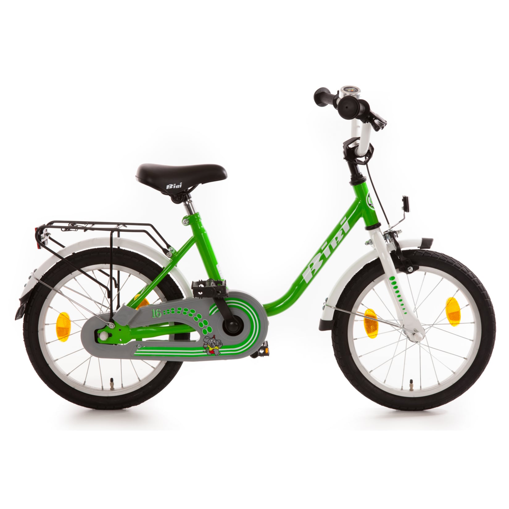 Bachtenkirch Kinderfahrrad "BiBi" gr&uuml;n/wei&szlig; 16" 