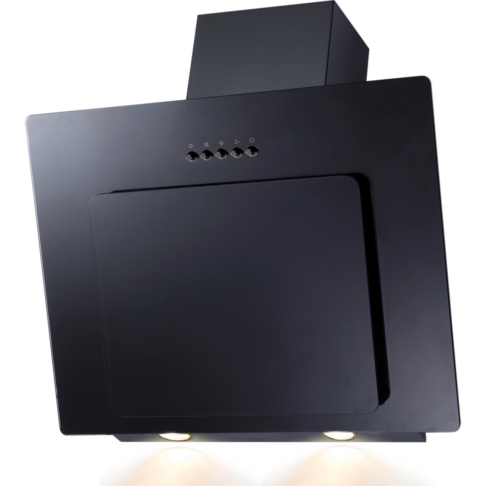 PKM Dunstabzugshaube 9039X, 303m&sup3;,LED  Kopffreihaube schwarz 60 cm 