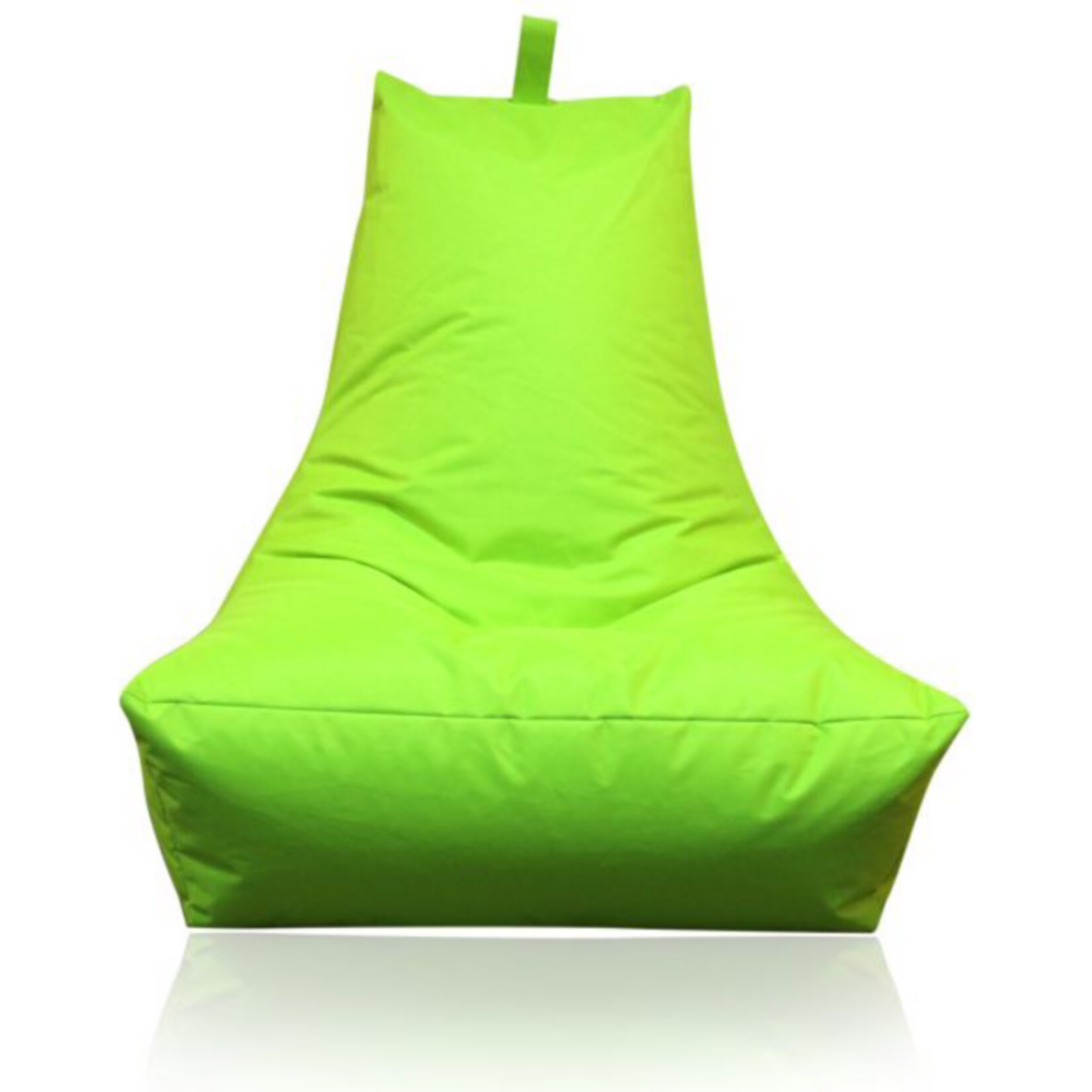 KINZLER Sitzsack Lounge-Sessel, apfelgr&uuml;n (Outdoorf&auml;hig) 