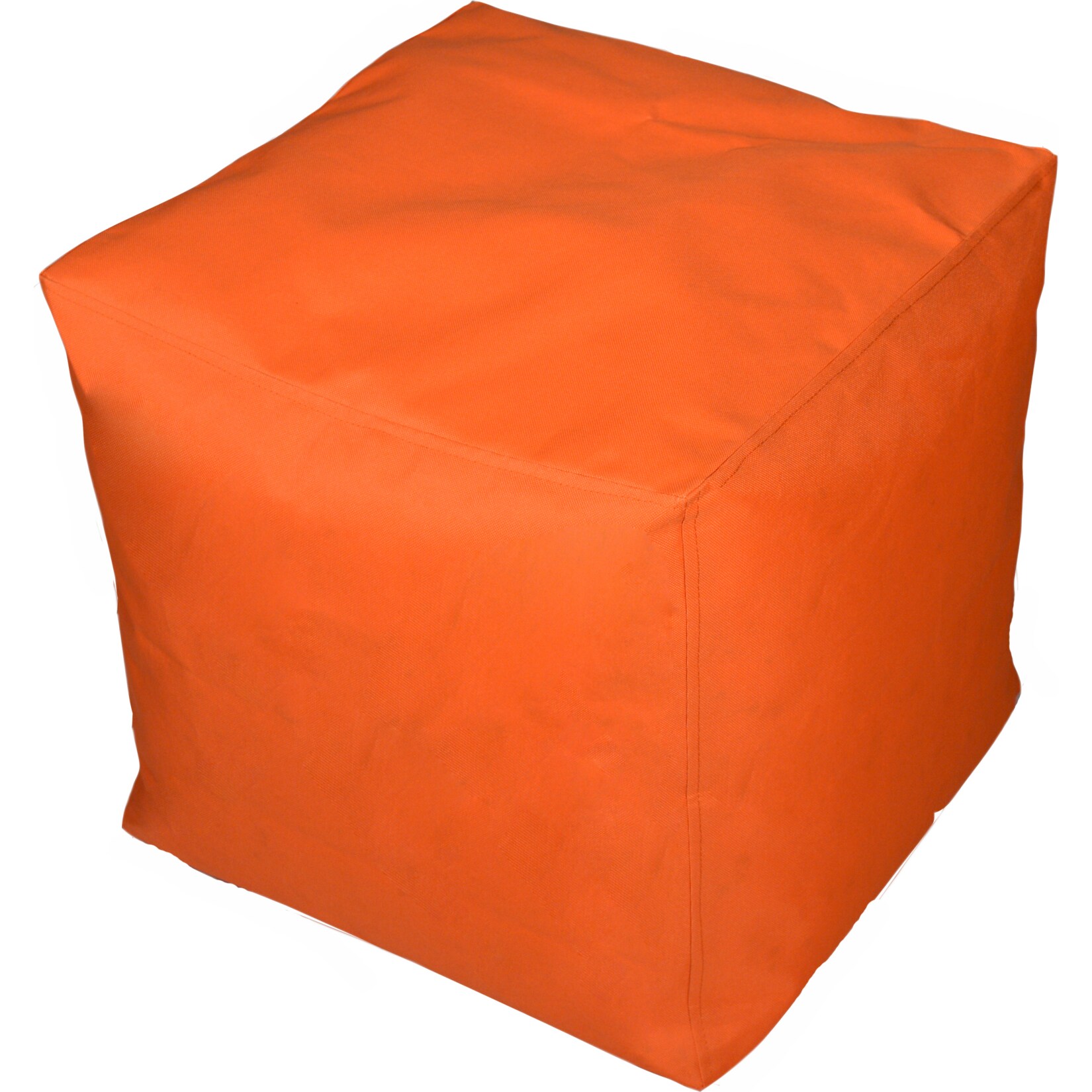 KINZLER Hocker eckig, Outdoorf&auml;hig, Orange 