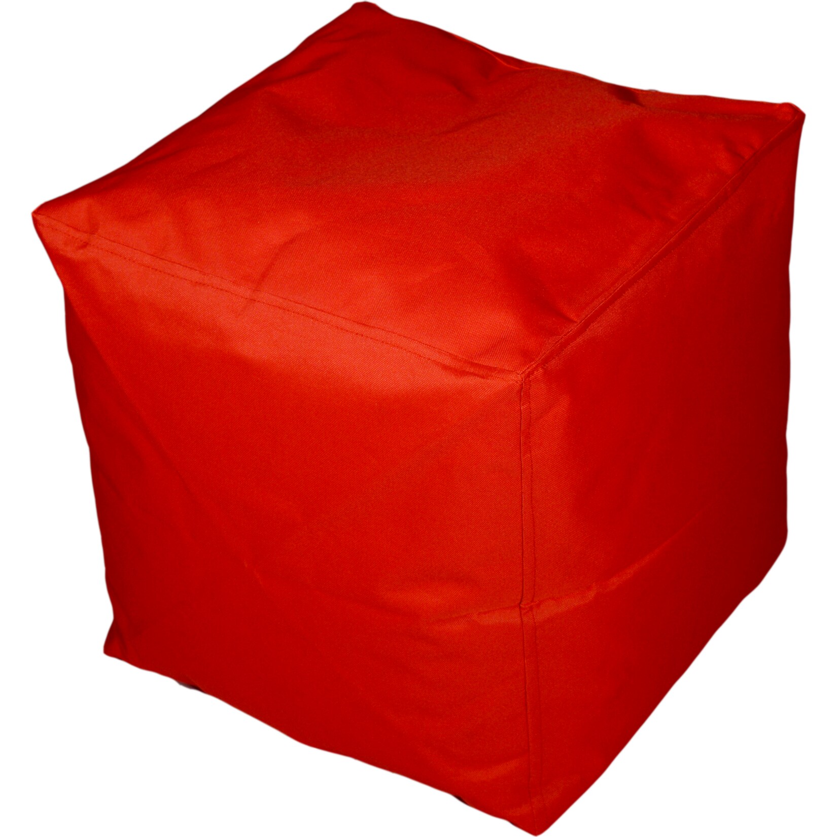 KINZLER Hocker eckig, Outdoorfähig, Rot