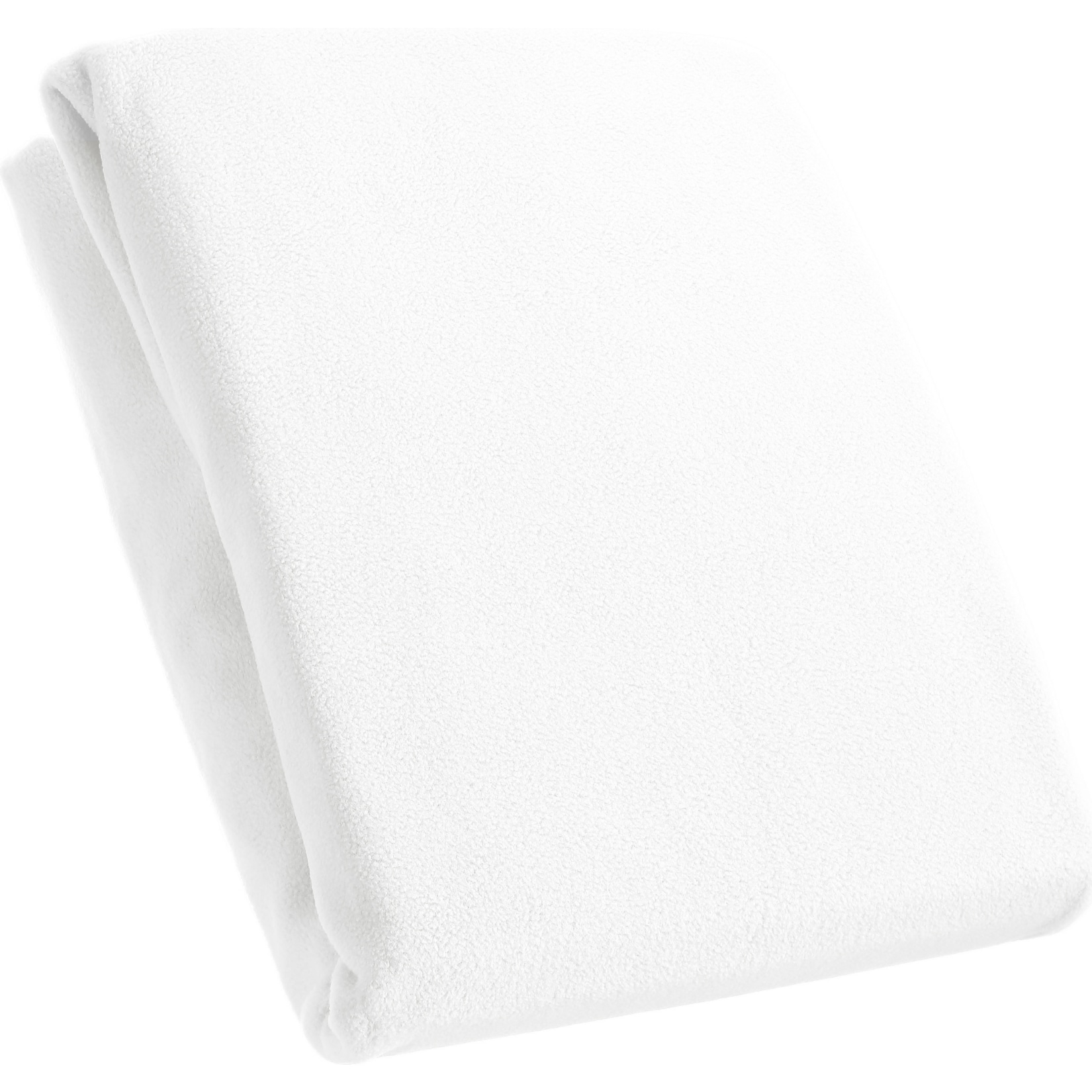Kinzler Spannbetttuch Mikrofaser Fleece, wei&szlig;  ca. 160 x 200 cm 