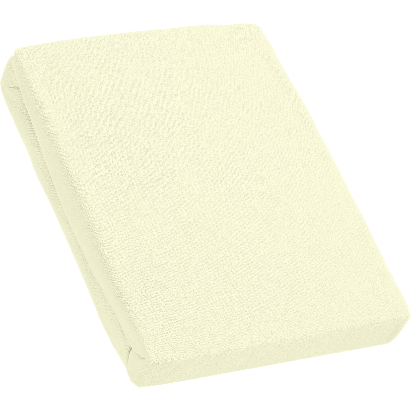 Kinzler Frottee Spannbetttuch, natur ca. 140 &ndash; 160 x 200 cm + 25 cm 