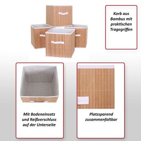 Storanda | Aufbewahrungsbox LEA mit Deckel | Faltbox | 33x33x33 cm |  Neuware 