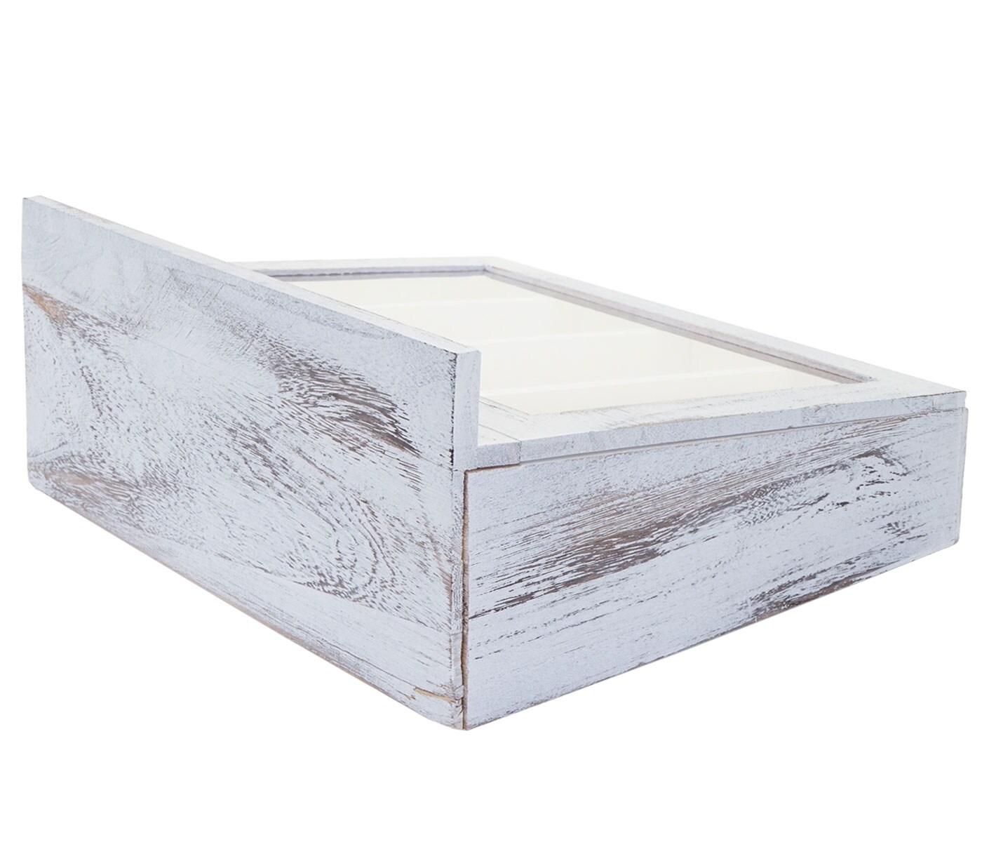 Besteckkiste MCW-C25, Holzbox mit Deckel Besteckkasten, Paulownia 17x37x33cm ~ weiß, shabby bei Marktkauf online bestellen