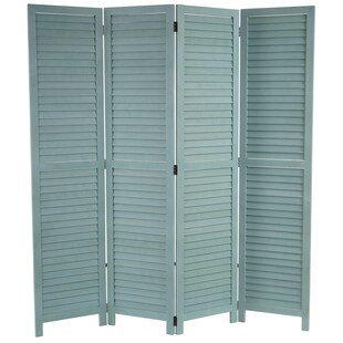 Paravent MCW-C30, Raumteiler Trennwand Sichtschutz, Shabby-Look Vintage, 170x160cm ~ grün 