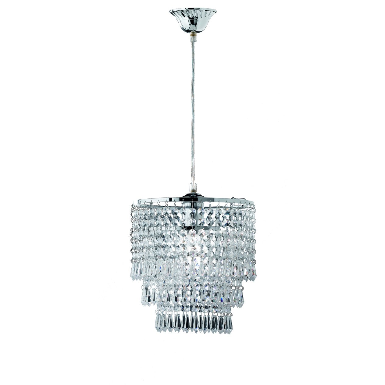 Reality Padua Pendelleuchte ~ Chrom/Klar 