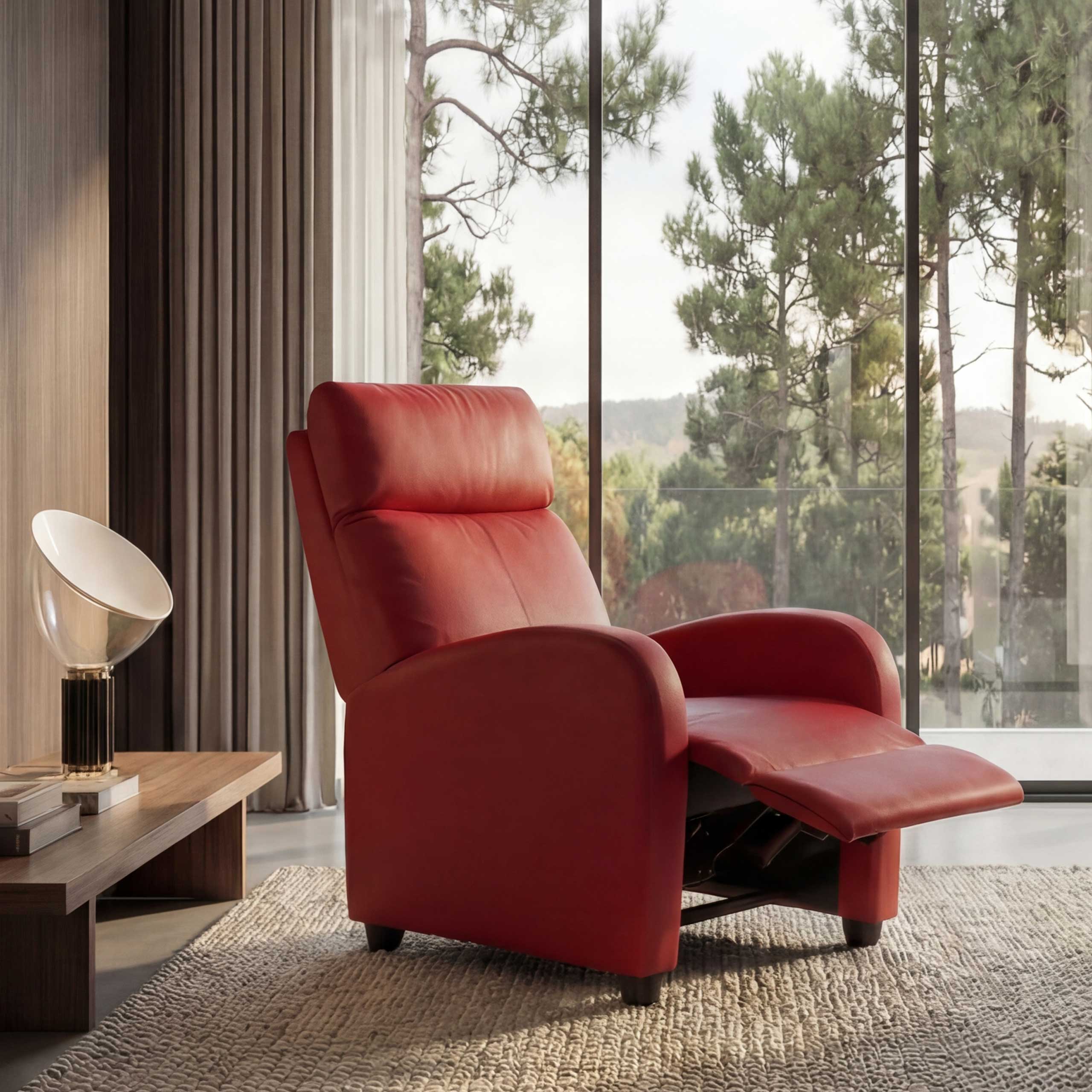 Fernsehsessel Relaxsessel Liege Sessel Dallas, Kunstleder 