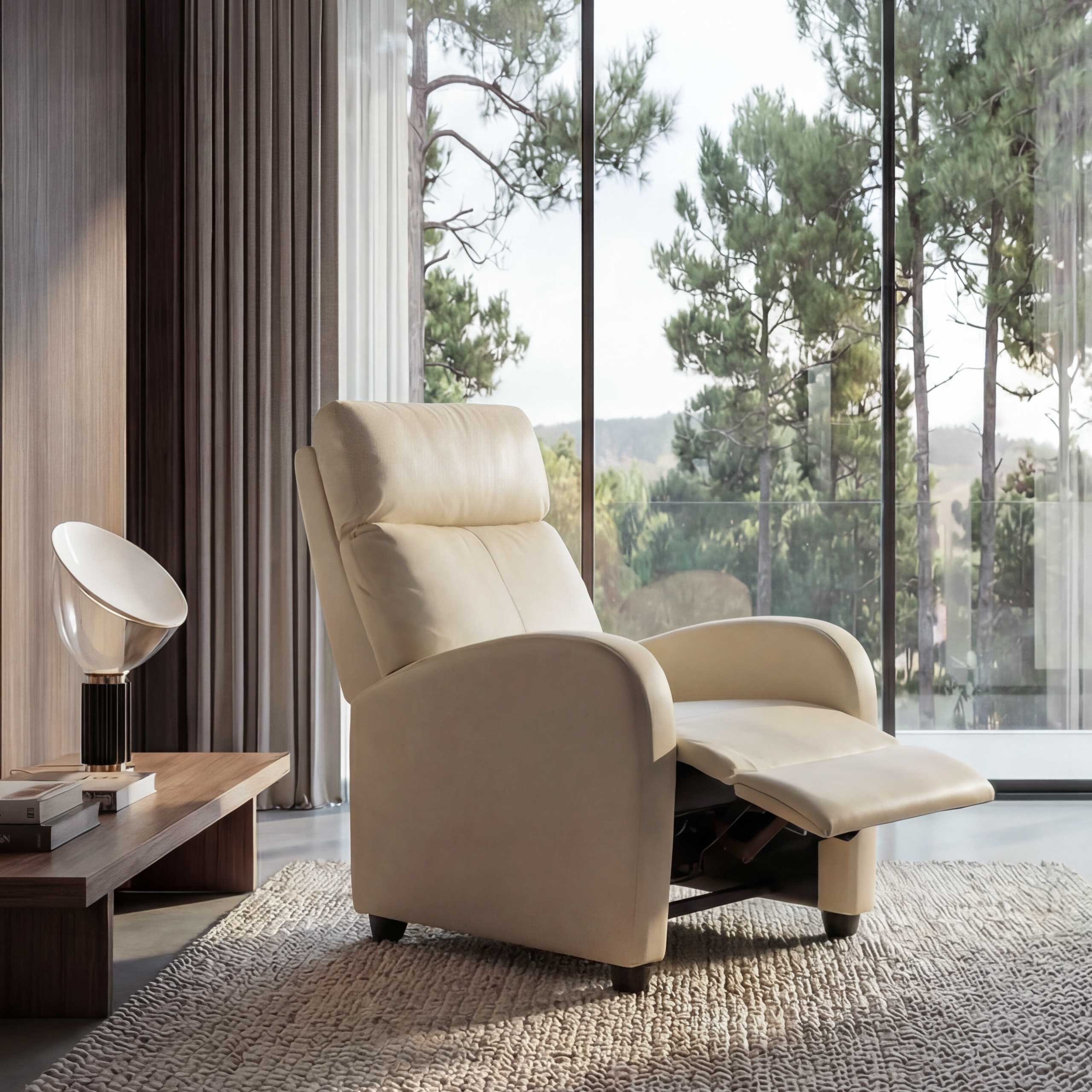 Fernsehsessel Relaxsessel Liege Sessel Dallas, Kunstleder 