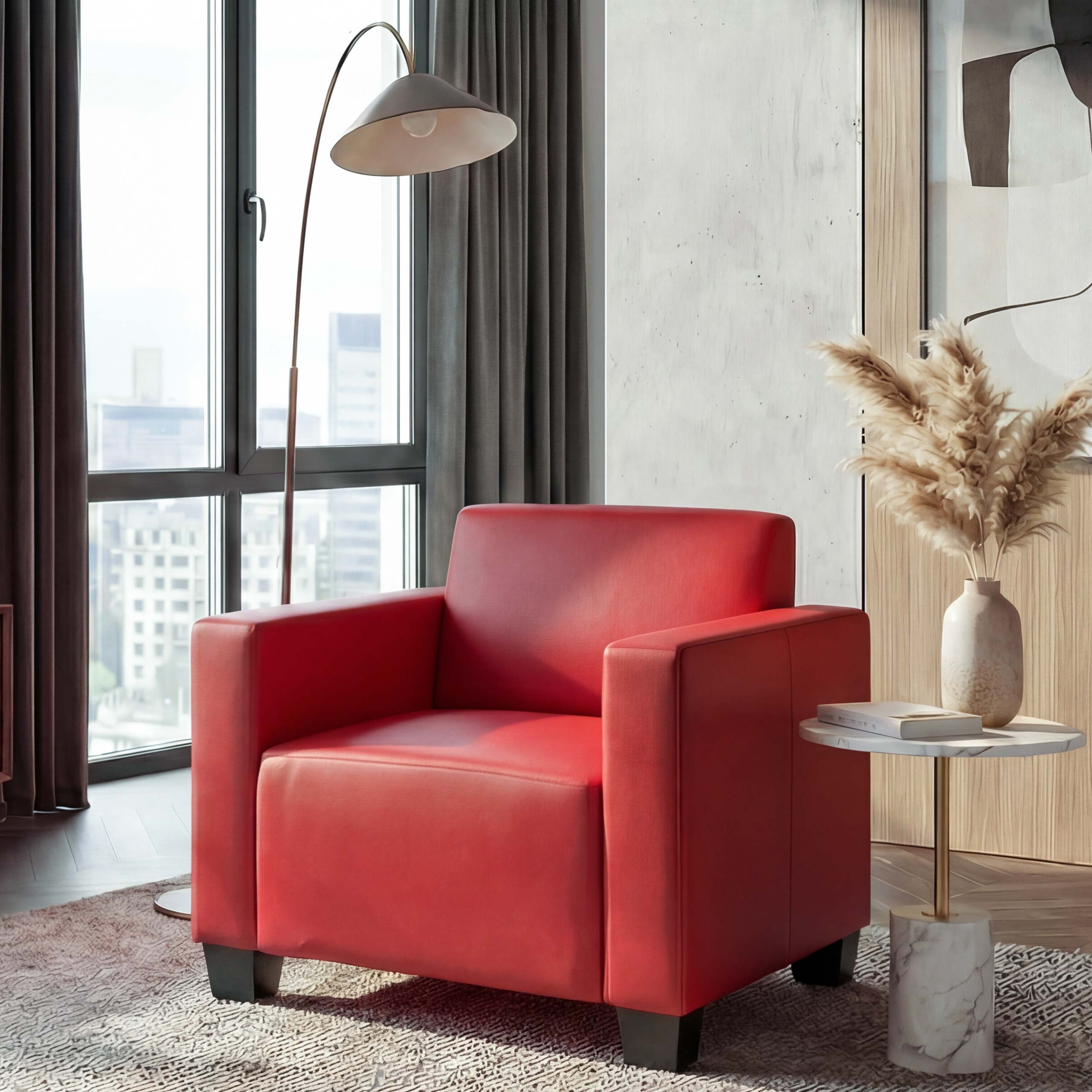 Sessel Loungesessel Moncalieri ~ rot 