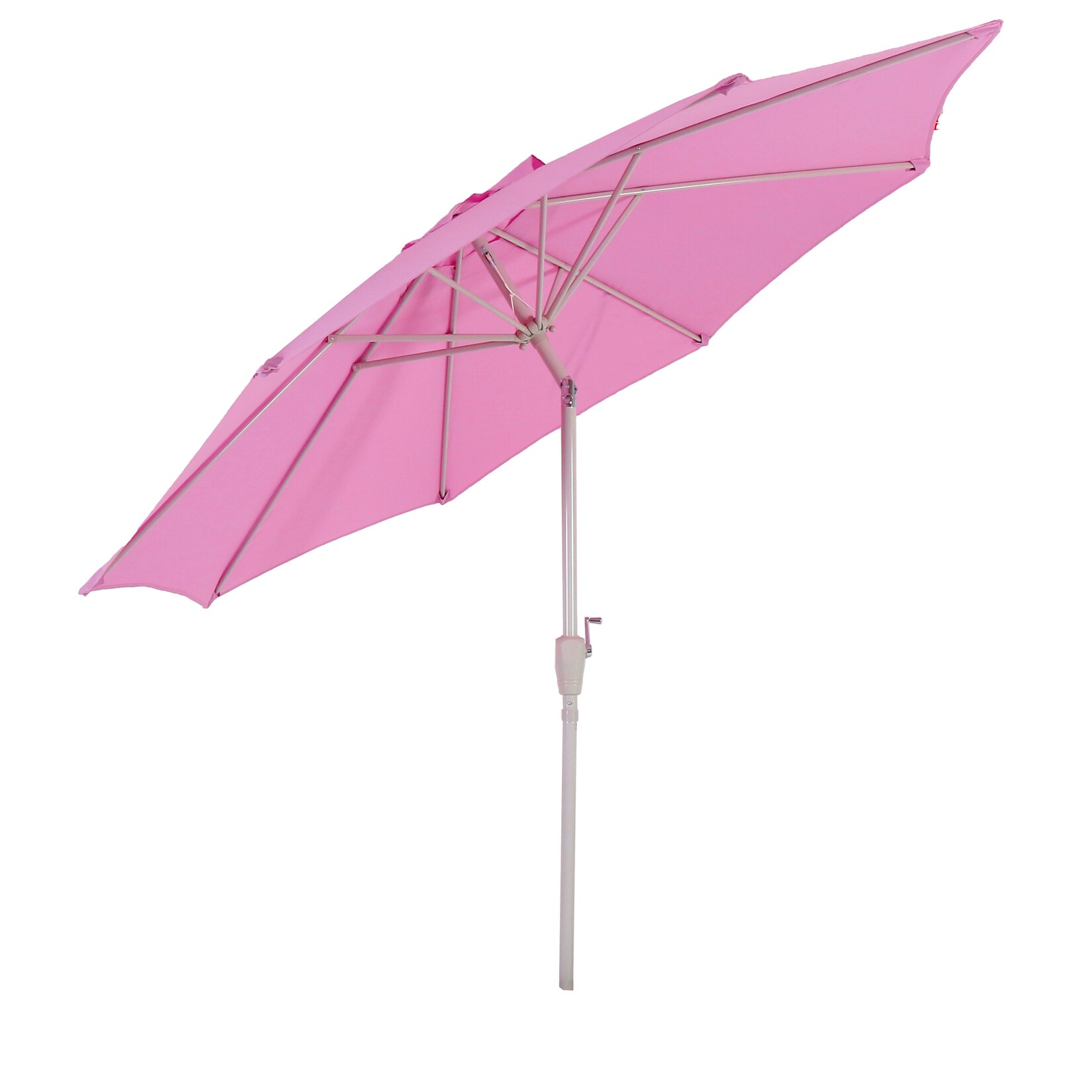 Sonnenschirm Asti, Gartenschirm, Ø 2,7m neigbar Polyester/Alu  ~ flieder