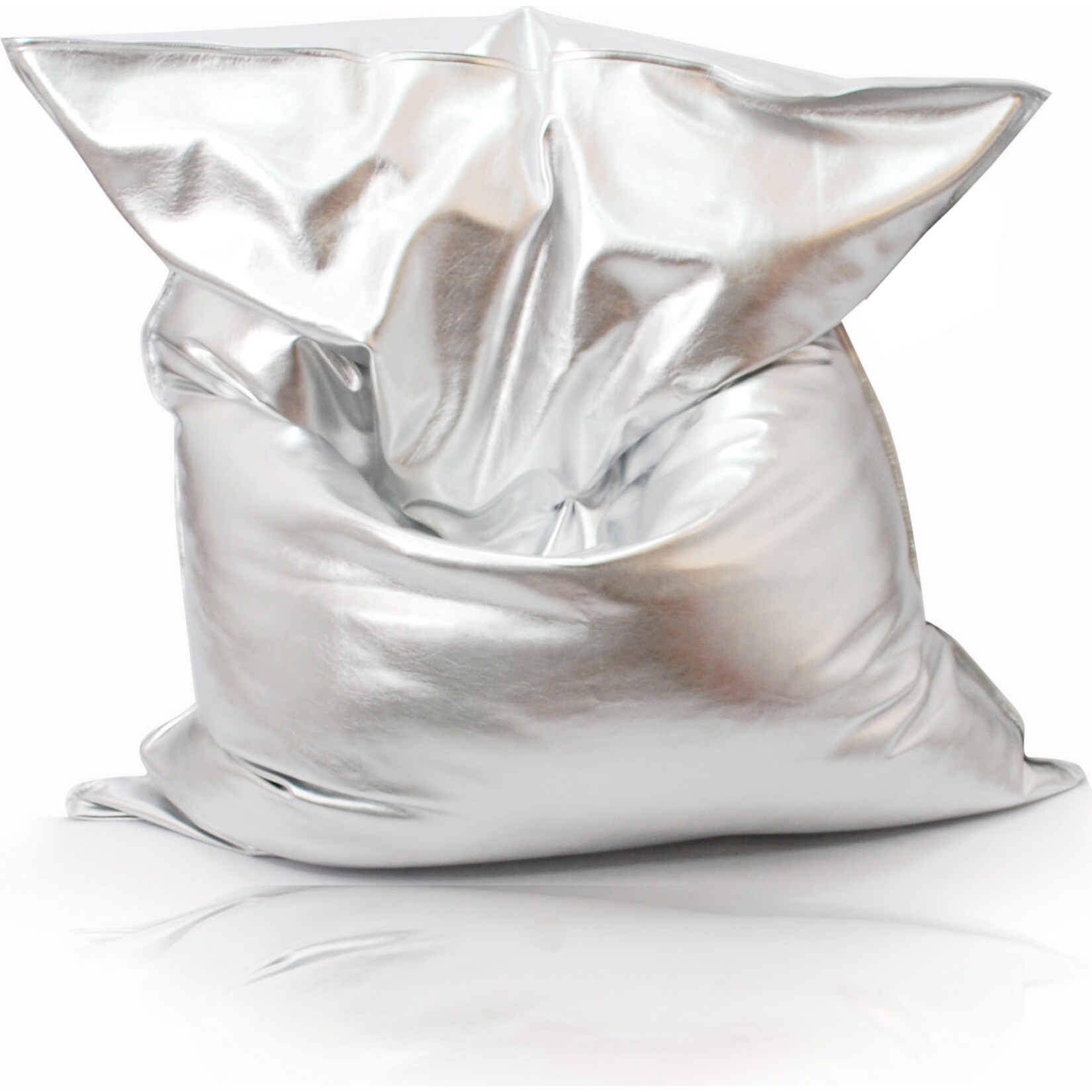 KINZLER Riesen-Sitzsack "Nugget", silber