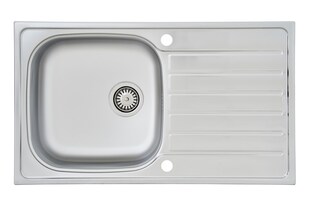 Respekta Edelstahlspüle Dallas 86x50 cm 