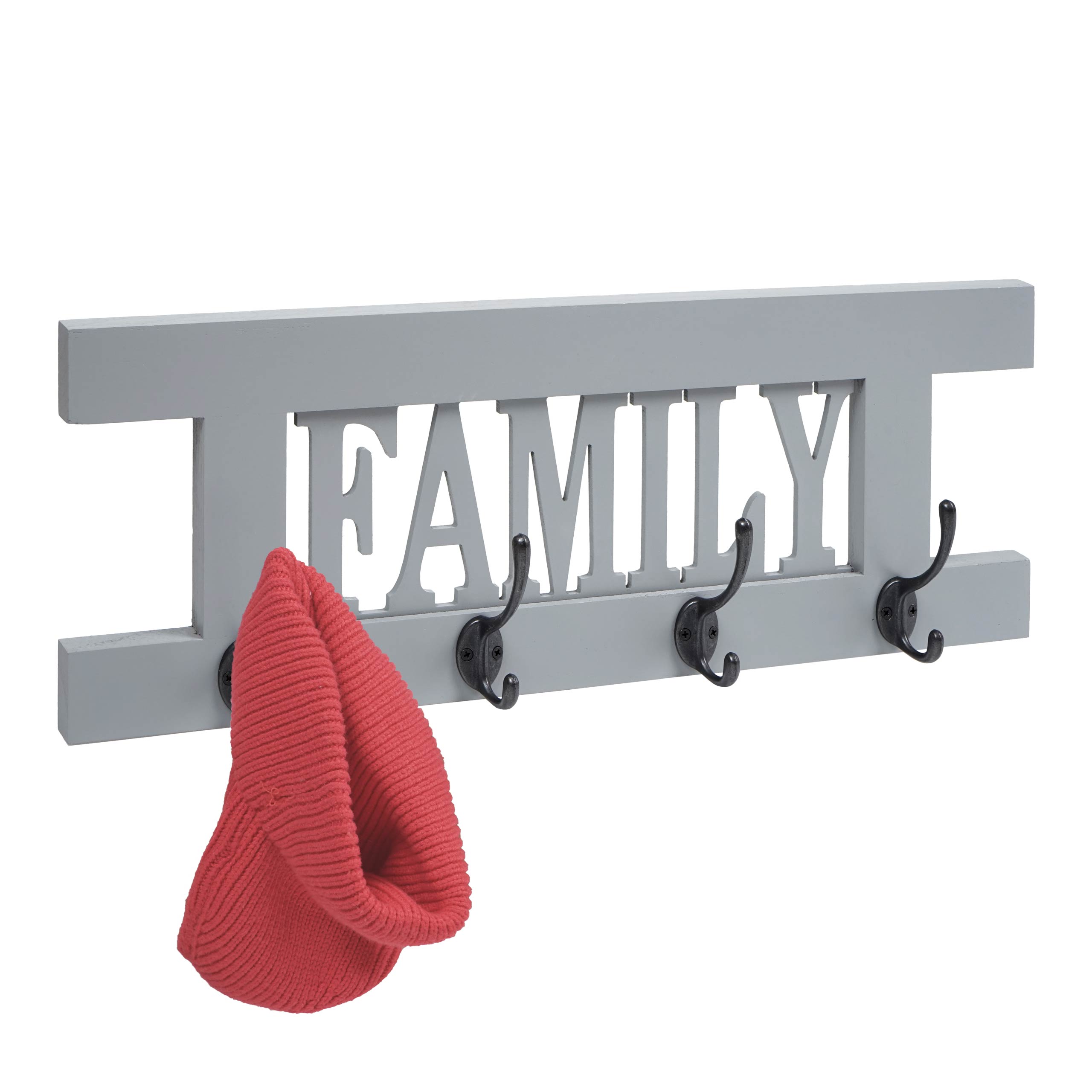 Wandgarderobe MCW-C60 Family, Garderobe Garderobenpaneel, Shabby-Look Vintage 