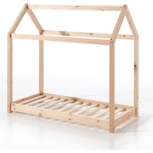 Vipack Hausbett Cabe 70 x 140 cm, natur Kiefer massiv 
