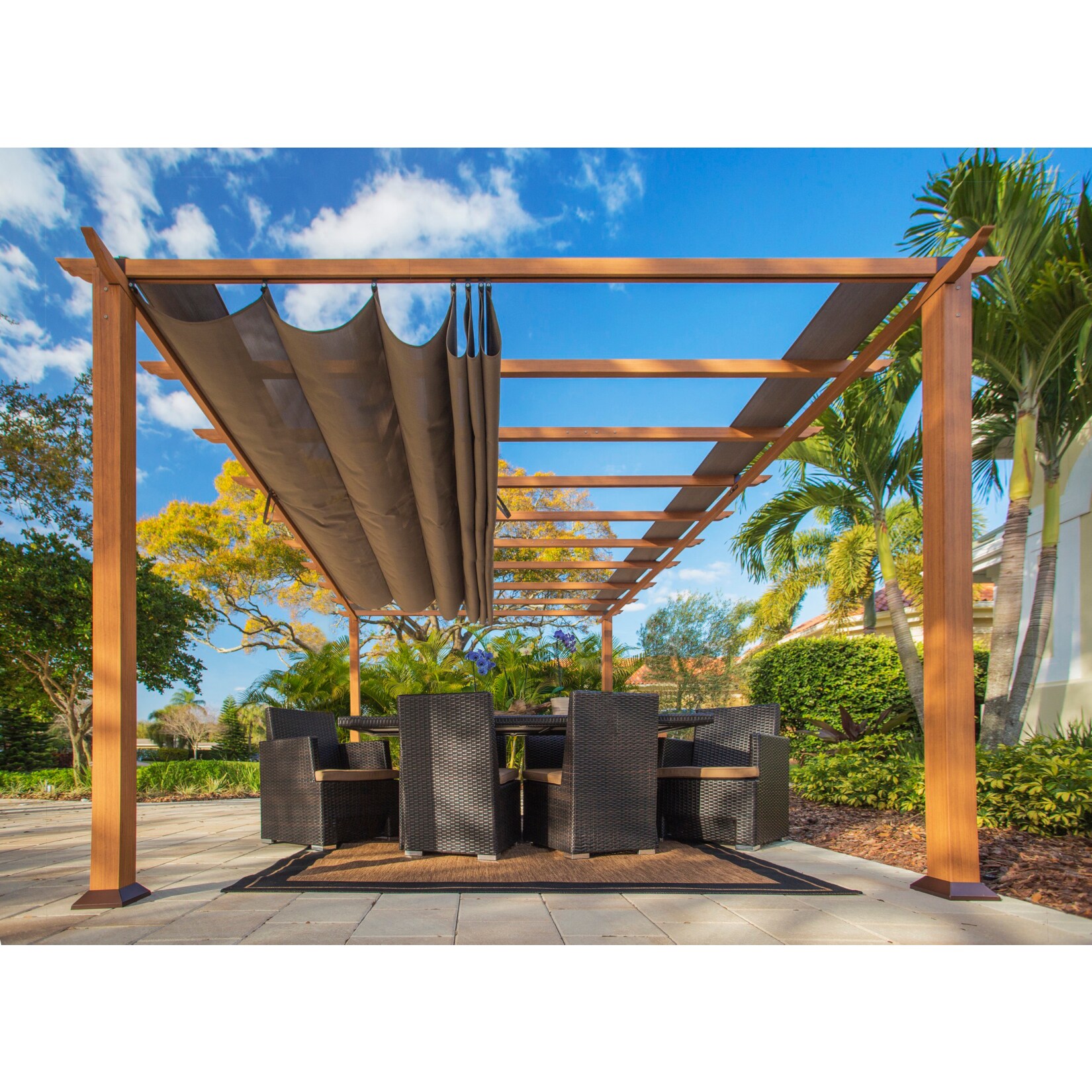 Aluminium Pergola Florenz 350x505 cm