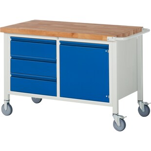 Rau Werkbank Serie Basic-8-MS Modell 8468, 125 x 88 x 70 cm 