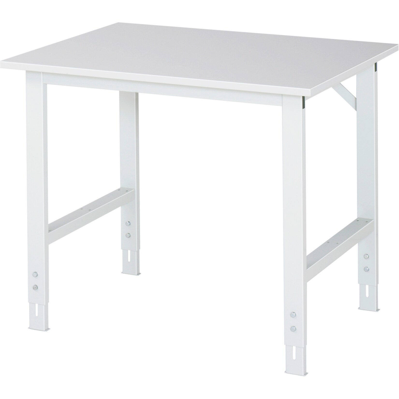 Rau Arbeitstisch Serie Tom 100 x 76-108 x 80 cm, Melamin-Platte