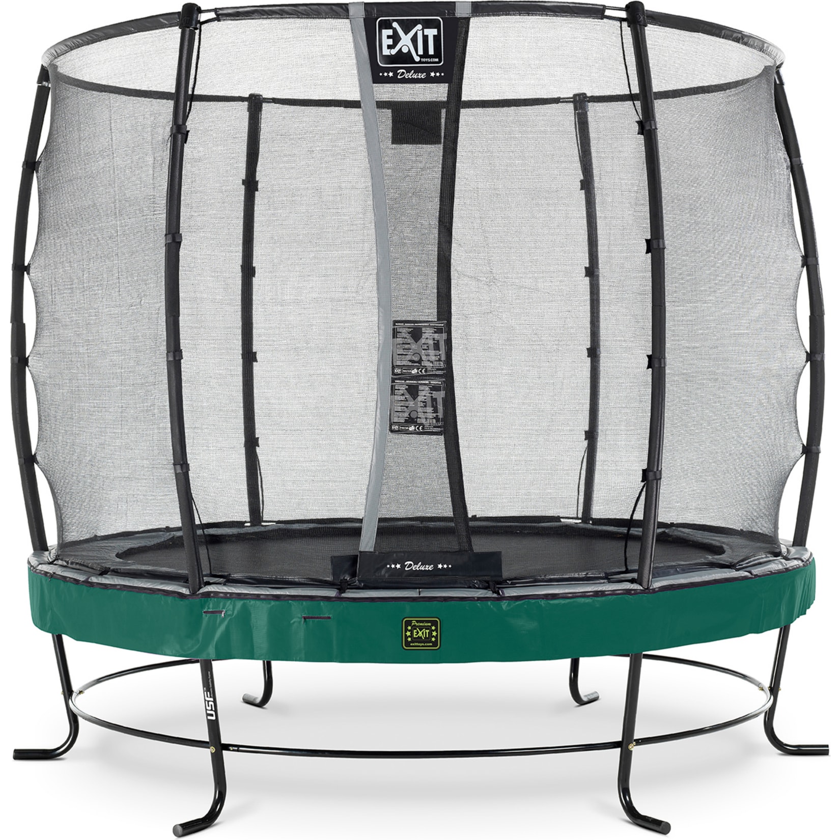 EXIT Elegant Premium 251 (8,3ft) + Sicherheitsnetz Deluxe RUND grün
