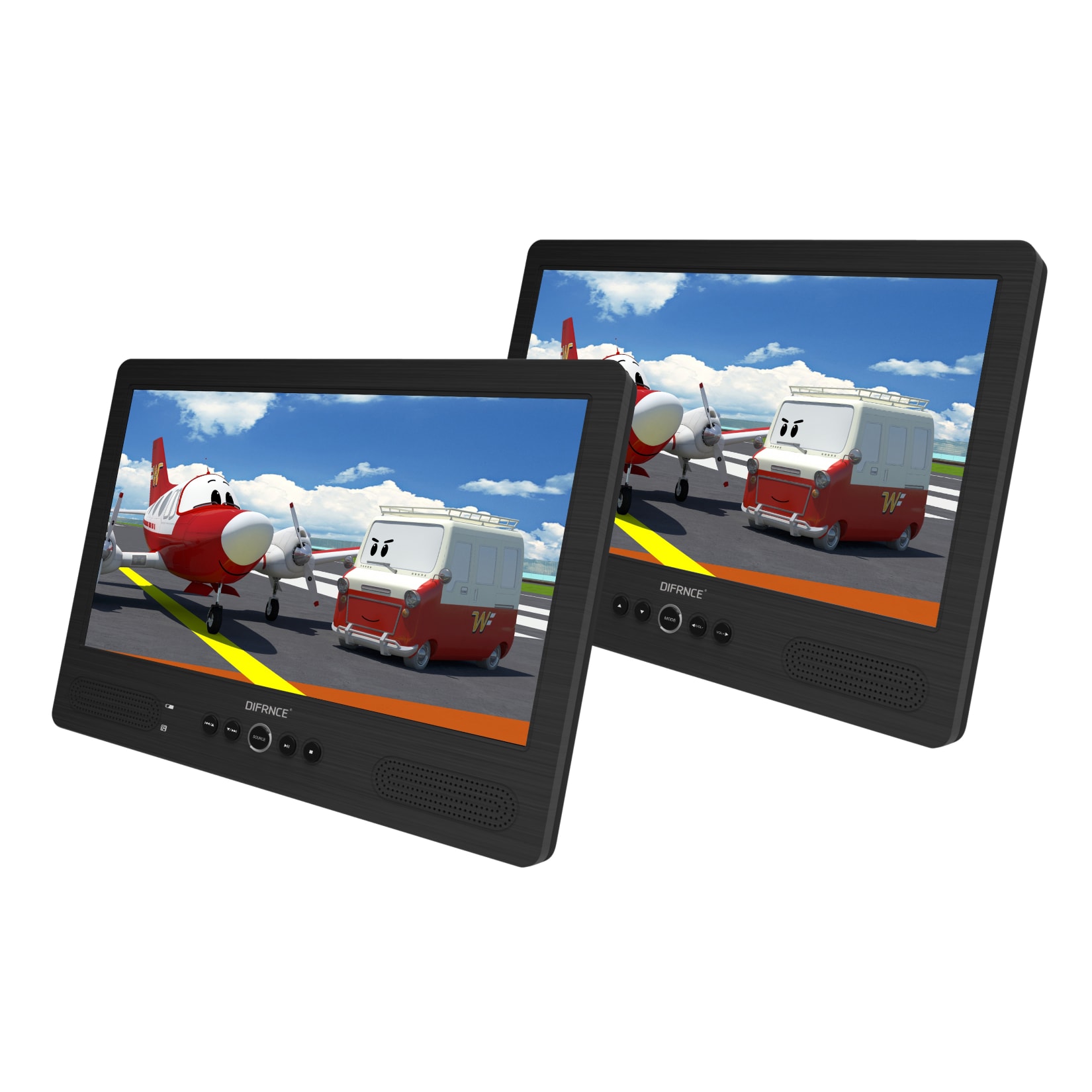 Difrnce PDVD1021 Twin DVD Player 25,65 cm DCD AVI JPEG LCD 