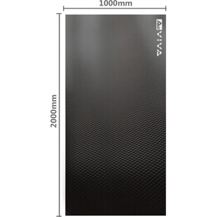 AsVIVA Fitnessgeräte Bodenschutzmatte UM1 200x100cm Unterlegmatte 
