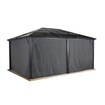 Sojag Pavillon Meridien 12x16 Vorhänge