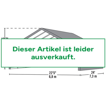 ShelterLogic Run-In-Weidezelt, 49,6m², 680x730 bestellen cm online bei Marktkauf