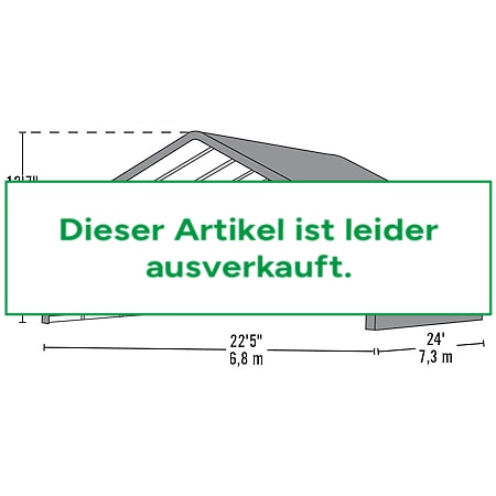 ShelterLogic Run-In-Weidezelt, 49,6m², 680x730 cm bei Marktkauf online  bestellen