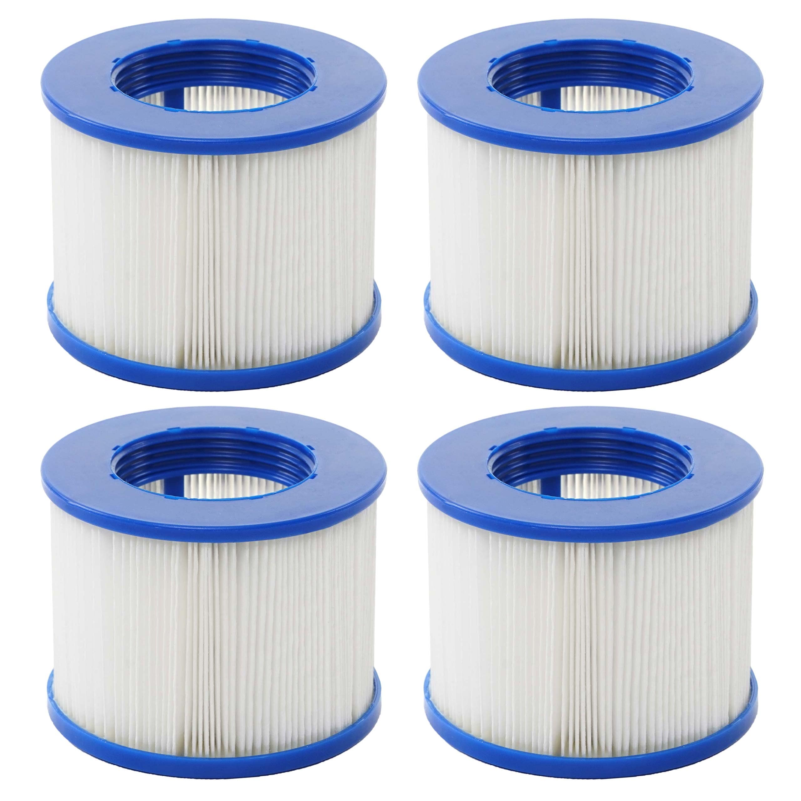 Wasserfilter f&uuml;r Whirlpool MCW-E32, Ersatzfilter Filterkartusche Filterpatrone Lamellenfilter, Zubeh&ouml;r ~ 4 St&uuml;ck 