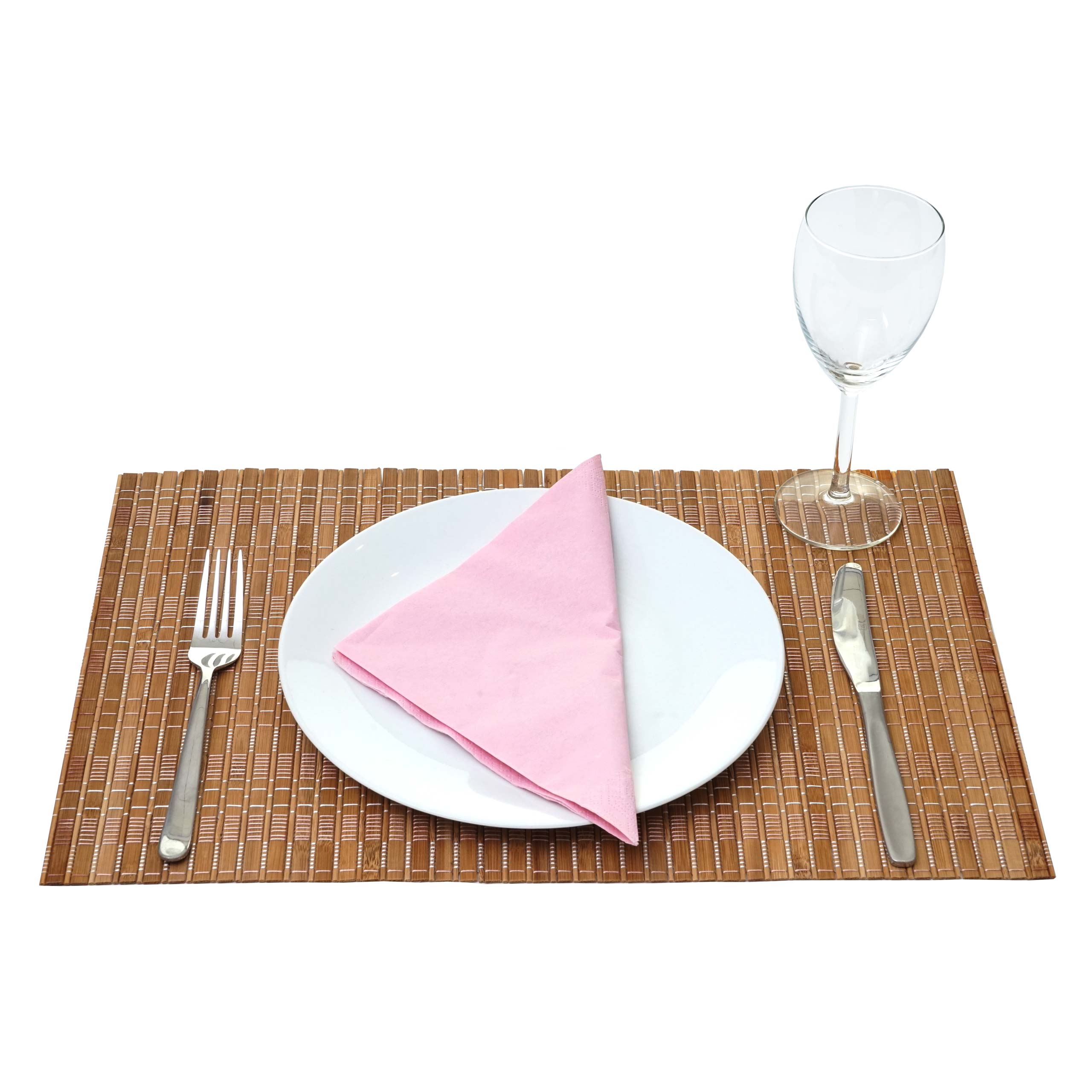 6-teiliges Tischset MCW-C13, Platzdeckchen Tischmatte Platzset, Bambus  abwaschbar 45x30cm ~ dunkelbraun bei Marktkauf online bestellen
