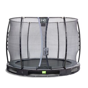 EXIT Elegant Ground 305 (10ft) RUND + Sicherheitsnetz Economy schwarz 