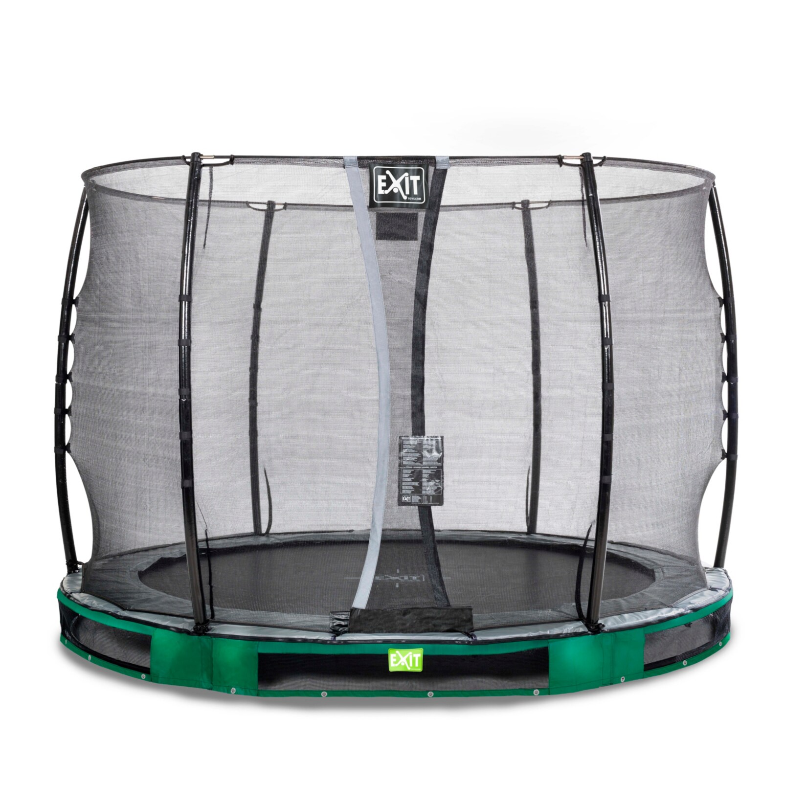 Elegant Ground 305 (10ft) RUND + Sicherheitsnetz Economy grün