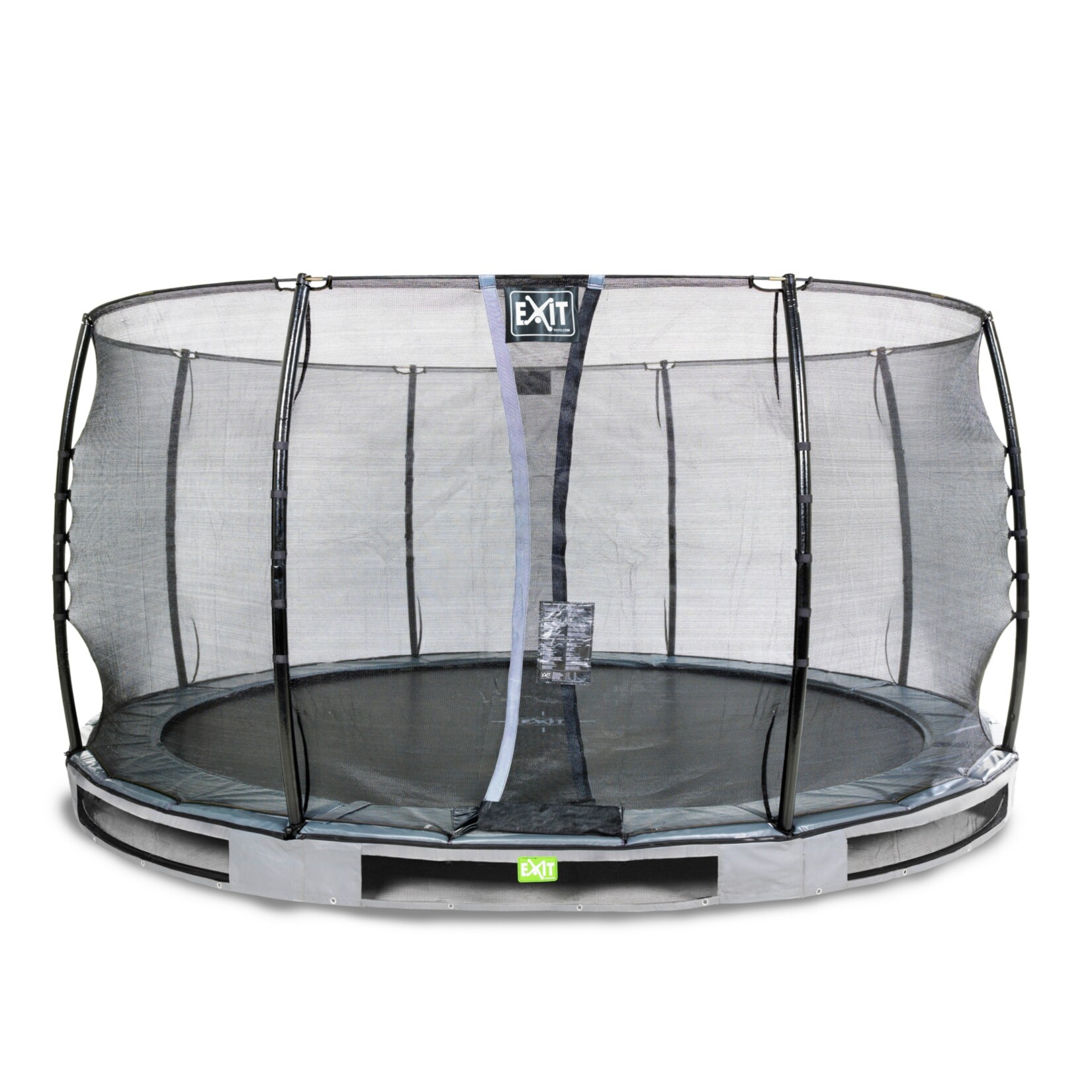 Elegant Ground 427 (14ft) RUND + Sicherheitsnetz Economy grau