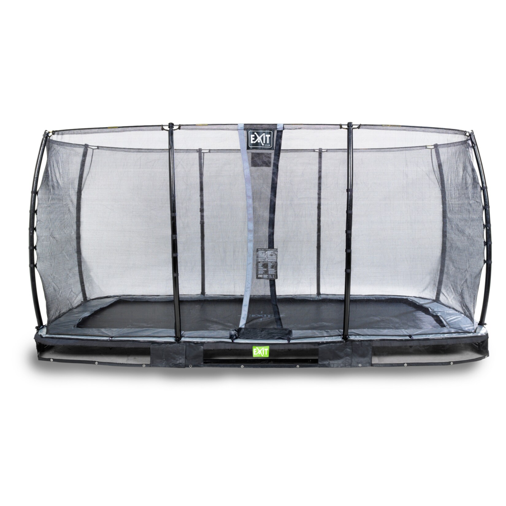 Elegant Ground Rechteckig 244x427 (8x14ft) + Sicherheitsnetz Economy schwarz