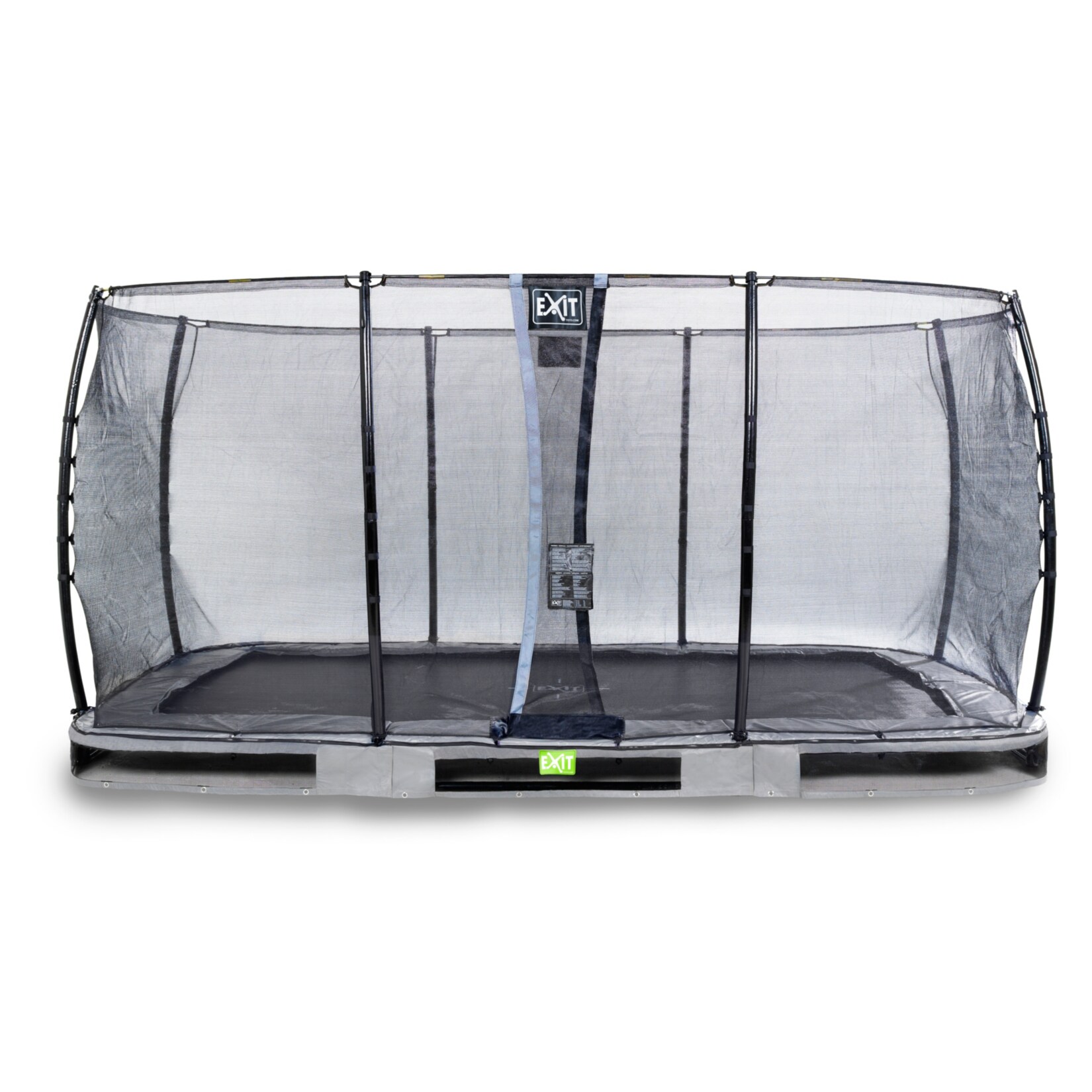 Elegant Ground Rechteckig 244x427 (8x14ft) + Sicherheitsnetz Economy grau