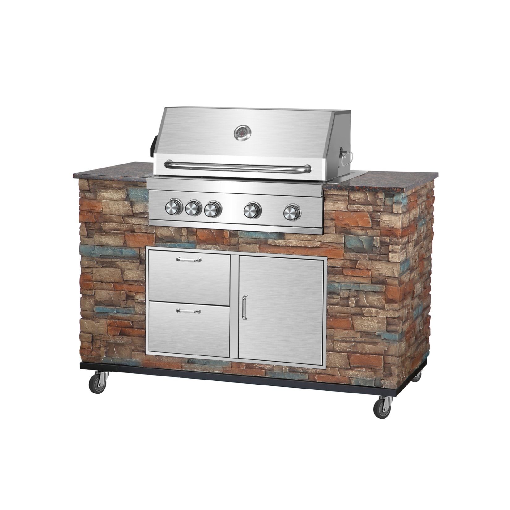 El Fuego Outdoor-Grillk&uuml;che Built-In 