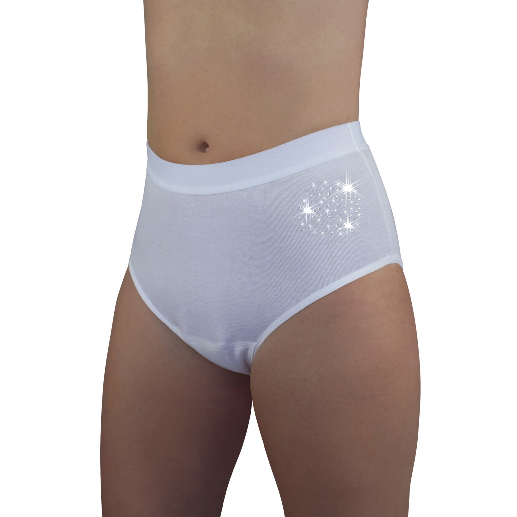 Hydas Schutzslip DOPPELPACK bei Inkontinenz, mit Strasssteinen Gr. 38/40 