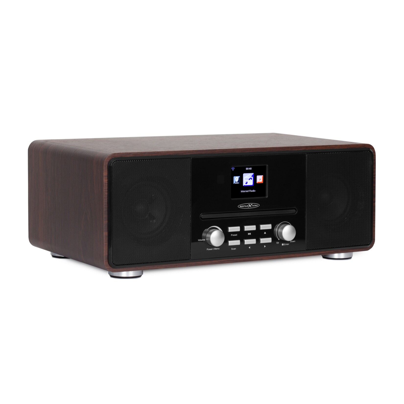 REFLEXION Internet/DAB+/UKW-Radio HRA19INT holz 